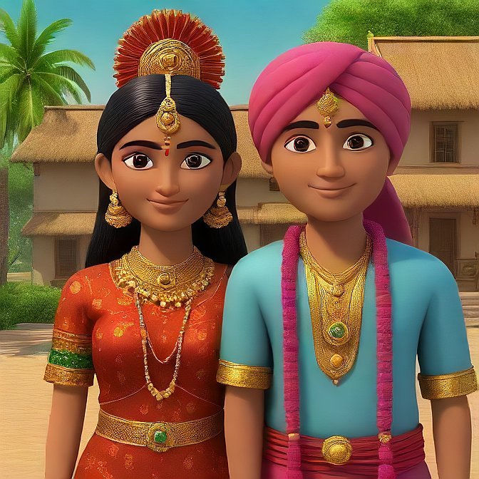 3D cartoon character art